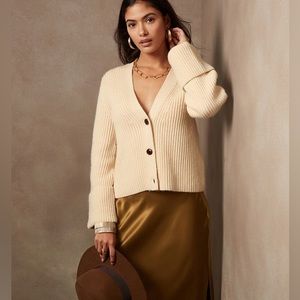 Banana republic talia merino wool / cashmere cardigan sz XS